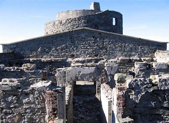 Image - An ancient observation tower on Mount Pip Ivan in Chornohora.